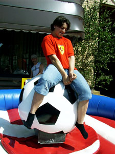 Soccer Rodeo mieten / Ball Rodeo leihen, Ball Riding buchen
